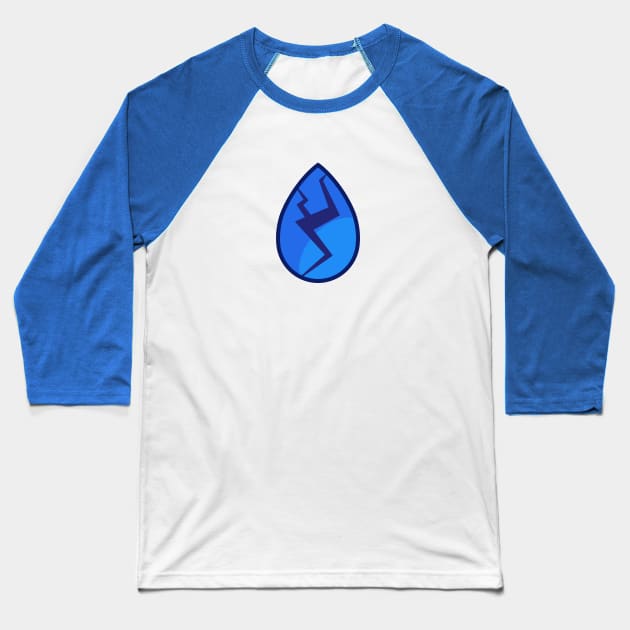 Lapiz Lazuli - Broken Gem Baseball T-Shirt by nillusart